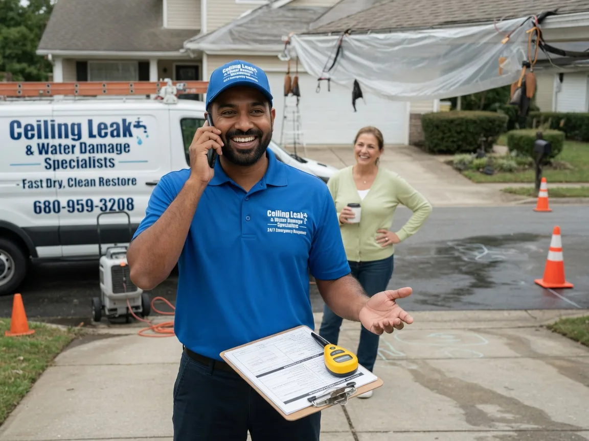 Ceiling Leak Cleanup Weimar, TX FAQs
