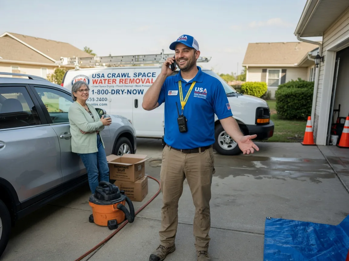 Crawl Space Water Removal Weimar, TX FAQs